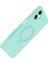 Samsung Galaxy A06 Regal Magsafe Standlı Kapak - Su Yeşili 3