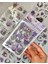 Lavanta Rüyası Sticker Seti 6 Yaprak Sticker Setetiketçıkartmabullet Journal 1