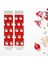 Çoklu Noel Baba Santa Desenli Renkli Unisex Yılbaşı Soket Çorabı 1