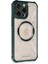 iPhone 12 Pro Max Kılıf Prag Magneticsafe Kapak - Koyu Yeşil 2