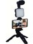 Telefon Tutucu Mikrofonlu Işıklı Youtuber Video Kayıt 2