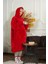 Enjoy Tv Battaniyesi Wellsoft Kapüşonlu Giyilebilir Unisex Over Size (80X110 Cm) Kırmızı 1