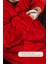 Enjoy Tv Battaniyesi Wellsoft Kapüşonlu Giyilebilir Unisex Over Size (80X110 Cm) Kırmızı 3