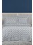 Liya Yatak Örtüsü Takımı Çift Kişilik Pamuklu Iskandinav Püsküllü 3 Parça (230X250 Cm) Gri 1