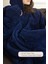 Enjoy Tv Battaniyesi Wellsoft Kapüşonlu Giyilebilir Unisex Over Size (80X110 Cm) Lacivert 3