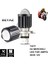 Mercekli LED Motosiklet Far Ampulü 12V H4 35/35W P43T ( Beyaz ) 1 Adet 1