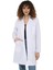 Kadın Beyaz Klasik Yaka Doktor Önlüğü Hemşire Eczacı Öğretmen Laboratuvar Alpaka Kumaş 1