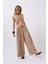 Düşük Bel Oversize Keten Pantolon 1
