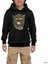 Harley Chopper Engineer Eagle Siyah Çocuk Kapşonlu Sweatshirt 1