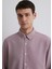 Keten Karışımlı Pembe Tencel TM Liyosel Gömlek 0211482-89596 7
