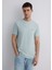 Mavi Logo Baskılı Yeşil İnterlok Tişört 0610360-70148 7