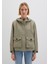 Kapüşonlu Haki Ceket 1110625-71818 13