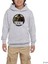 Doom Hero Gri Çocuk Kapşonlu Sweatshirt 1