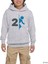 Portal 2 Logo Gri Çocuk Kapşonlu Sweatshirt 1