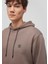 Mavi Logo Nakışlı Kapüşonlu Kahverengi Sweatshirt 065809-87875 12