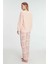 Arias Closet Pamuklu Kışlık Uzun Kol Kadın Pijama Takım 2