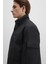 Loose Fit Dik Yaka Fermuarlı Mont Erkek Mont 0110540 4