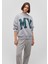 MV Logo Baskılı Gri Sweatshirt 1S10147-80196 8