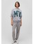 MV Logo Baskılı Gri Sweatshirt 1S10147-80196 9