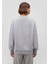 MV Logo Baskılı Gri Sweatshirt 1S10147-80196 11