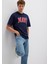 Mavi Logo Baskılı Lacivert Tişört 0611711-84371 9