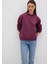 Kapüşonlu Mor Basic Sweatshirt 167299-70670 12