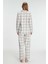 Anıl Kare Desenli Pamuklu Gömlek Pijama Takımı 3