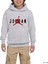Air Jordn Classic Gri Çocuk Kapşonlu Sweatshirt 1