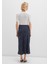 Baskılı Lacivert Midi Etek 1310583-91006 11