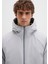 Su İtici Kapüşonlu Gri Mont 0110615-70075 11