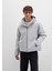 Su İtici Kapüşonlu Gri Mont 0110615-70075 13