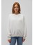 Bisiklet Yaka Beyaz Basic Sweatshirt 1610198-70057 16