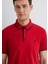 Yaka Detaylı Kırmızı Polo Tişört 062373-28441 14
