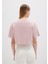 Mavi Logo Baskılı Pembe Crop Tişört 1613411-71018 10