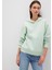 Kapüşonlu Yeşil Basic Sweatshirt 167299-71449 8