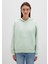 Kapüşonlu Yeşil Basic Sweatshirt 167299-71449 15