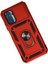 Xiaomi Redmi Note 10 Kılıf Pars Lens Yüzüklü Silikon - Kırmızı 3