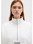 Yarı Fermuarlı Sırt Baskılı Ekru Sweatshirt 1S10502-70057 12
