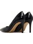 Kadın Siyah Ince Topuklu Rugan Deri Stiletto 25AFD130616 6
