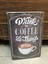 Koleksiyon Drink The Coffee Metal Plaka Levha 20X30CM 2