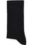 Erkek Siyah Pamuk Uzun Çorap 000A2C35116F 2