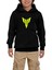 Yamha Neon Logo Siyah Çocuk Kapşonlu Sweatshirt 1