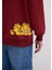 Garfield Baskılı Bordo Sweatshirt 1S10469-85493 6