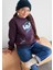 Stitch Baskılı Mor Sweatshirt 7S10161-70635 11