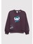 Stitch Baskılı Mor Sweatshirt 7S10161-70635 12