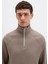 Yarı Fermuarlı Bej Sweatshirt 0S10483-70380 16