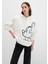 Mickey Mouse Baskılı Ekru Sweatshirt 1S10466-80194 11