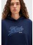 Mavi Logo Baskılı Kapüşonlu Lacivert Sweatshirt 1S10420-82318 8