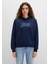 Mavi Logo Baskılı Kapüşonlu Lacivert Sweatshirt 1S10420-82318 14