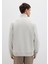 Yarı Fermuarlı Gri Basic Sweatshirt 0S10419-70074 13